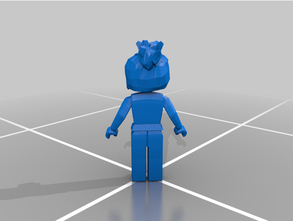 Roblox kız karakter patrik 3d print model - Mito3D