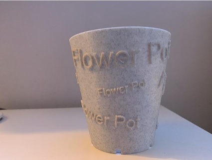 formulato fiore pentola pettirosso 3d print model - Mito3D