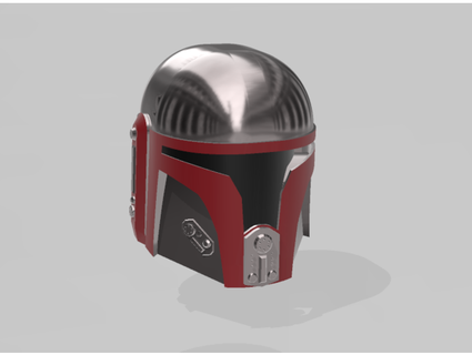 mando helmet reprops 3d print model - Mito3D