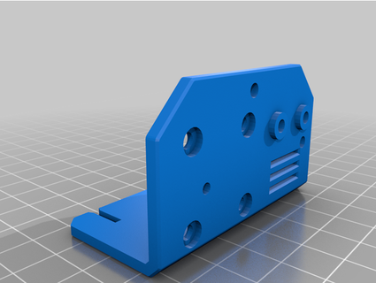 lineal carril bloquear montar idiota conducto 3d print model - Mito3D