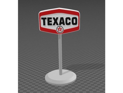 gas station sign 6 0patience 3d print model - Mito3D