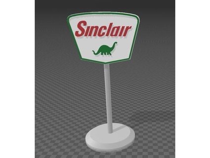 gas station sign 8 0patience 3d print model - Mito3D