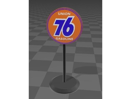gas station sign 11 0patience 3d print model - Mito3D