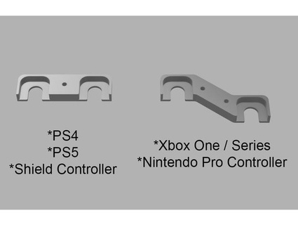 controller hanger holder ps4 ps5 xbox switch nicoclaus 3d print model - Mito3D