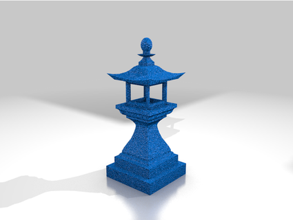 japanese stone lantern redsamurai 3d print model - Mito3D