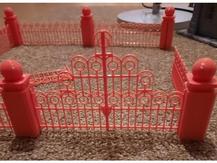 gothic fence gate traer 3d print model - Mito3D