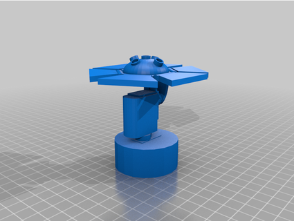 jóvenes taller prototipo girasol robar tico dagama13 3d print model - Mito3D