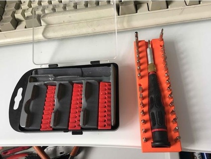 multi-screwdriver case 4mm x 30 kpishere 3d print model - Mito3D