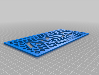 240mm amd horizontal Ventilator Grill gkool 3d print model - Mito3D