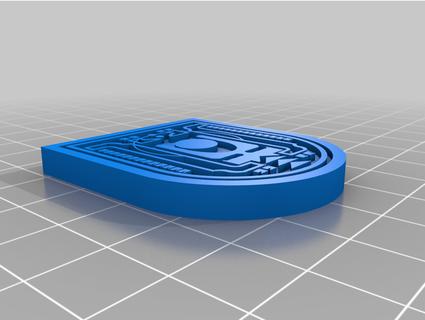 destiny 2 season chosen seal badge jokerbingo 3d print model - Mito3D