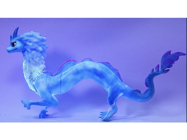 teneur disney Raya dernier dragon soulbrush youtube 3D print model - Mito3D