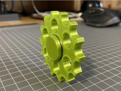 engrenagem inquietação spinner enlameador 3d print model - Mito3D