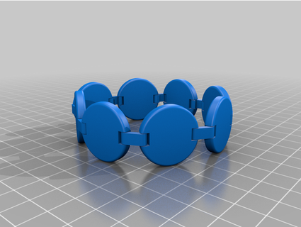 linking bracelet separate parts erbevs123 3d print model - Mito3D