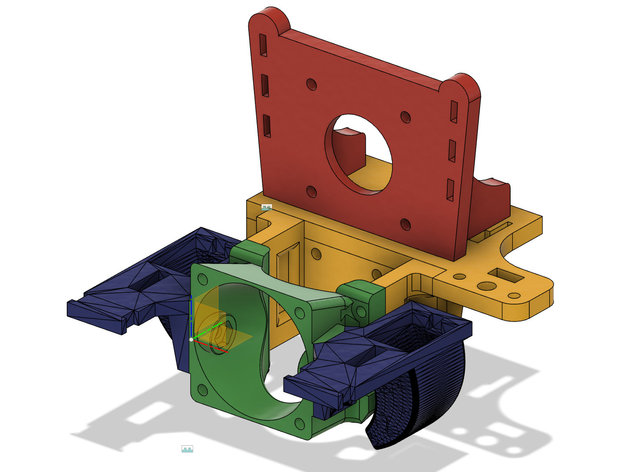 bmg e3d v6 directo manejar extrusora lineal rieles eryone pensador er20 byteinsight 3D print model - Mito3D