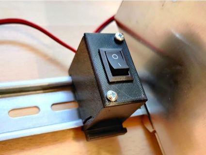 Lärm Schiene Schalter hutschienen schalter Philipp 3d print model - Mito3D