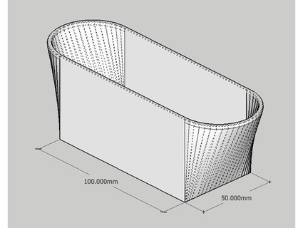 sciolto bathtub like contenitore imaicom 3d print model - Mito3D