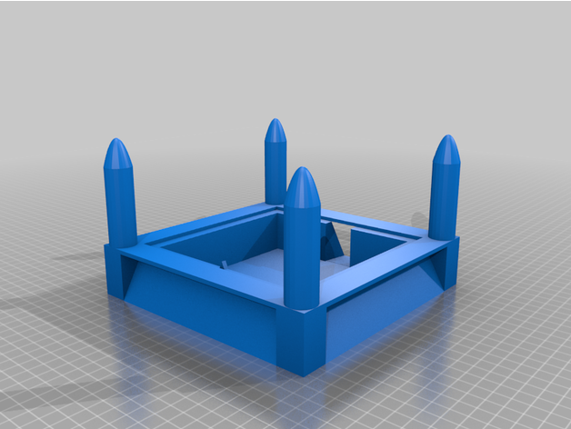 Facile Château jacolimozine 3D print model - Mito3D