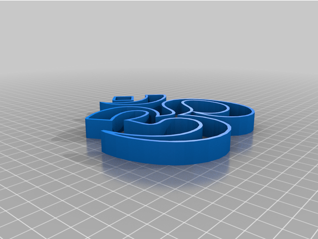 om universo mantra Chad nofx 3D print model - Mito3D