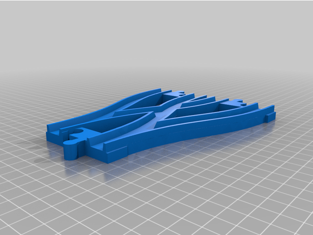 Piste entonnoir 2 1 fixé économie 3D print model - Mito3D