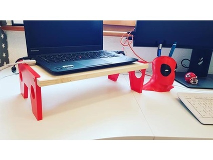 laptop stand table feet plotterbilly 3d print model - Mito3D