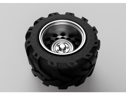 willys jeep - rims tyres soarpix 3d print model - Mito3D