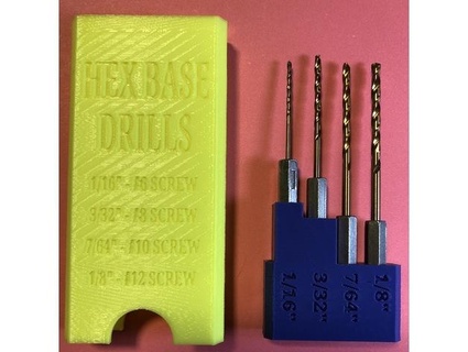 case hex base drill bits ryobi manufacturer fusilier 3d print model - Mito3D