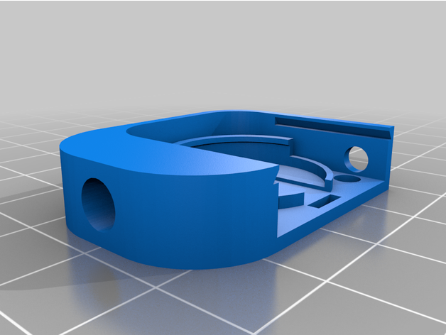 remix '3d printed led keychain' bigger hole keyring stefan210493 3D print model - Mito3D