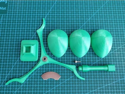 three shells use btoktamis 3d print model - Mito3D