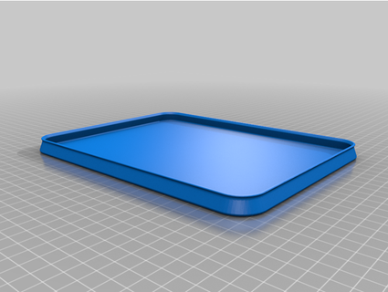 lid pyrex 8x6 15l rectangular baking dish maffud 3d print model - Mito3D
