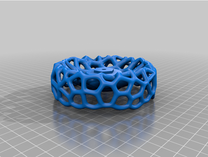 Voronoi tekerlek kimya 3d print model - Mito3D