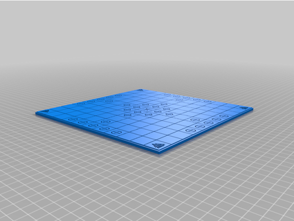 hnefatafl 11x11 20x20mm board sasmlt01 3d print model - Mito3D