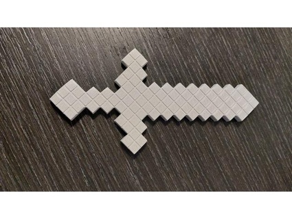 Minecraft Schwert mmt318 3d print model - Mito3D