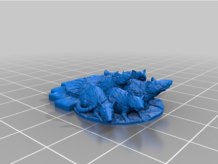 rato enxame dietermorinem 3d print model - Mito3D