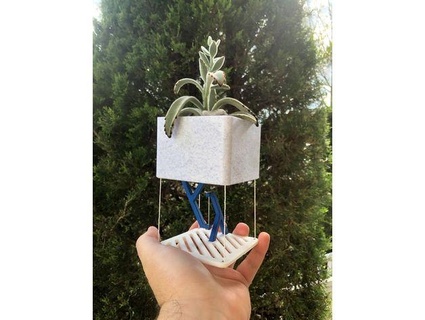 Tensegrity schwebend Pflanzer tylerbe1 3d print model - Mito3D