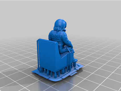 cantina astronauta sentado swl escala livre cantina colaborar mcanultyminiatures 3d print model - Mito3D