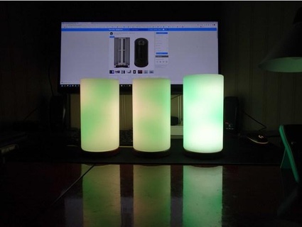rgb lámpara Wifi revisado v11 gyverlamp barriles 3d print model - Mito3D