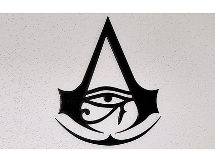 assassin credo origines logo mur décoration Star 3d print model - Mito3D