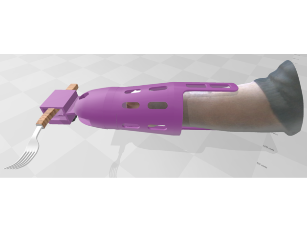 hand prosthesis tps 91 3D print model - Mito3D