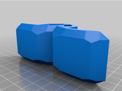t-shape fixed supernuts 3d print model - Mito3D