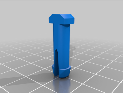 scatto pin toggle morsetto funi sì funziona 3d print model - Mito3D