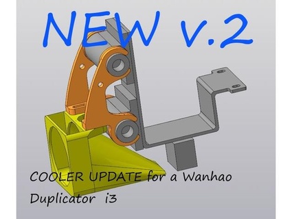 cooler update v2 wanhao duplicator i3 turboshnurbo 3d print model - Mito3D