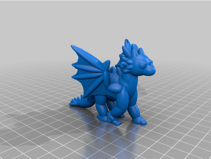 poison dragon amoureux ak 3d print model - Mito3D