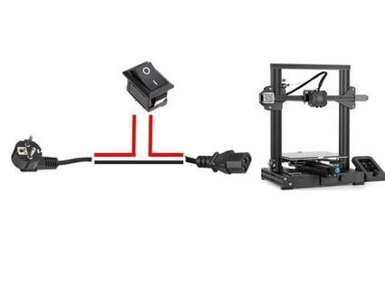 Ender 3 v2 Leistung Auto Schalter Herunterfahren Omar 3d print model - Mito3D