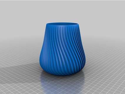 spiral vase vyken 3d print model - Mito3D