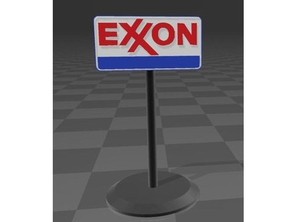 gas station sign 12 0patience 3d print model - Mito3D