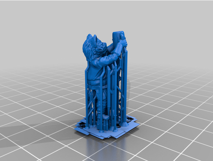 kabé chadra fan swl échelle libre cantine collab mcanultyminiatures 3d print model - Mito3D