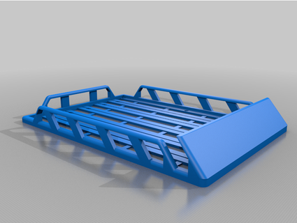 roof rack - tray 4 sides wind deflector 1 10 scale model pmatt1752 3d print model - Mito3D