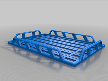 roof rack - tray 4 sides 1 10 scale model pmatt1752 3d print model - Mito3D