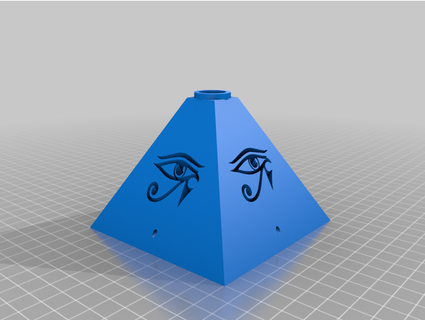 ojo horus pirámide espalda flow0 davisdouglas 3d print model - Mito3D