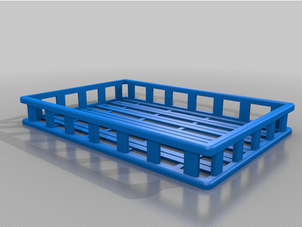 roof rack- full basket pmatt1752 3d print model - Mito3D